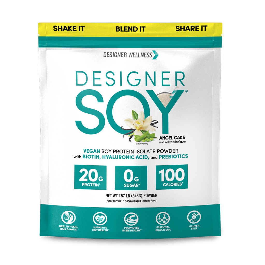 Designer Soy Protein Powder | Angel Cake Vanilla 1.87 lb