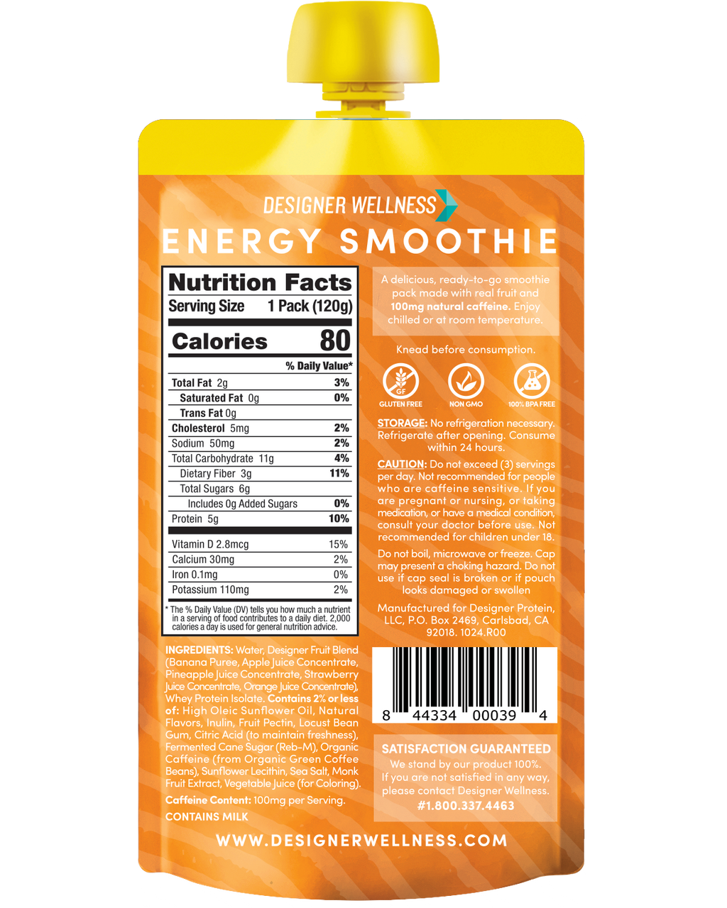 Energy Smoothies - Fruit Punch 12 pack