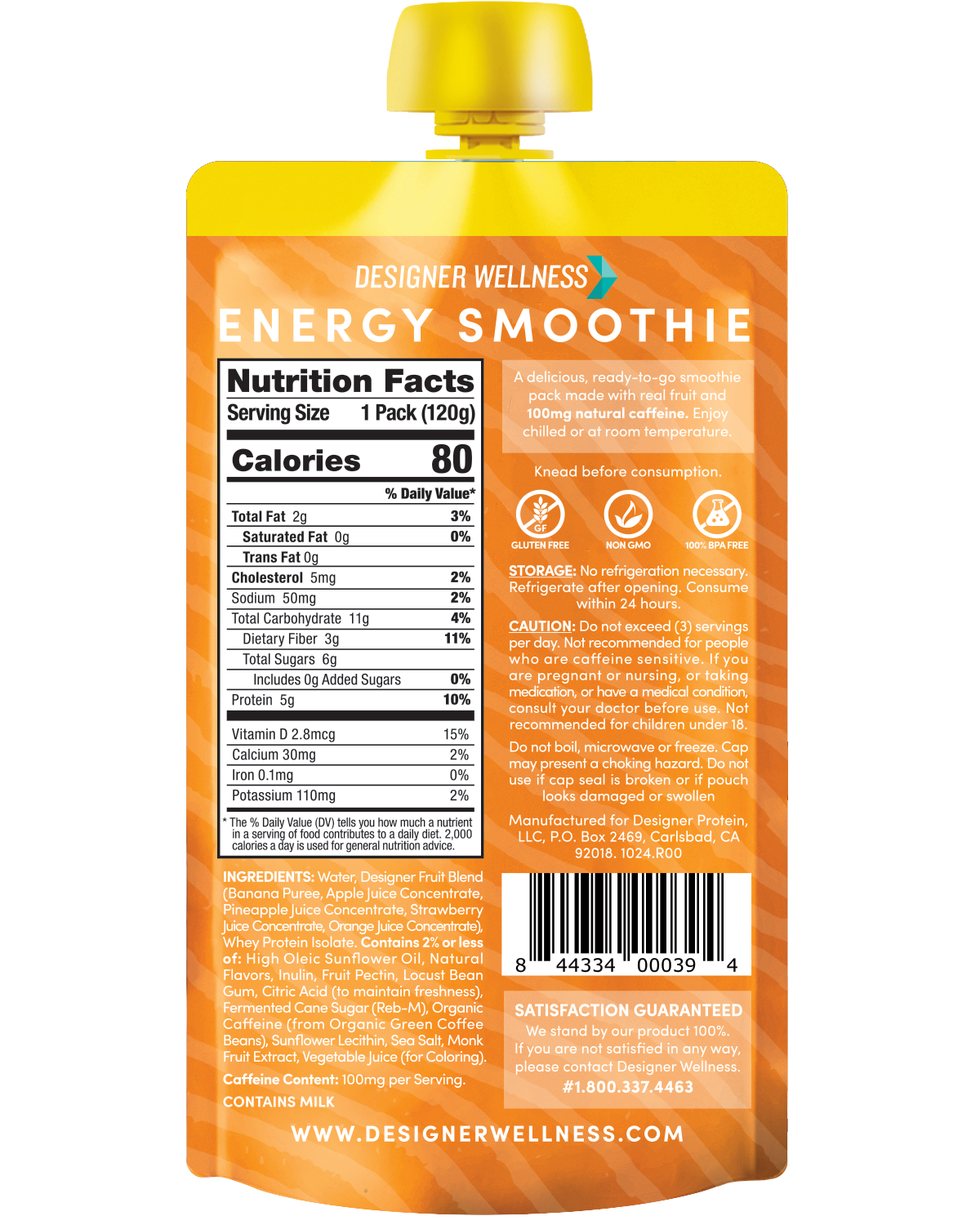 Energy Smoothies - Fruit Punch 12 pack