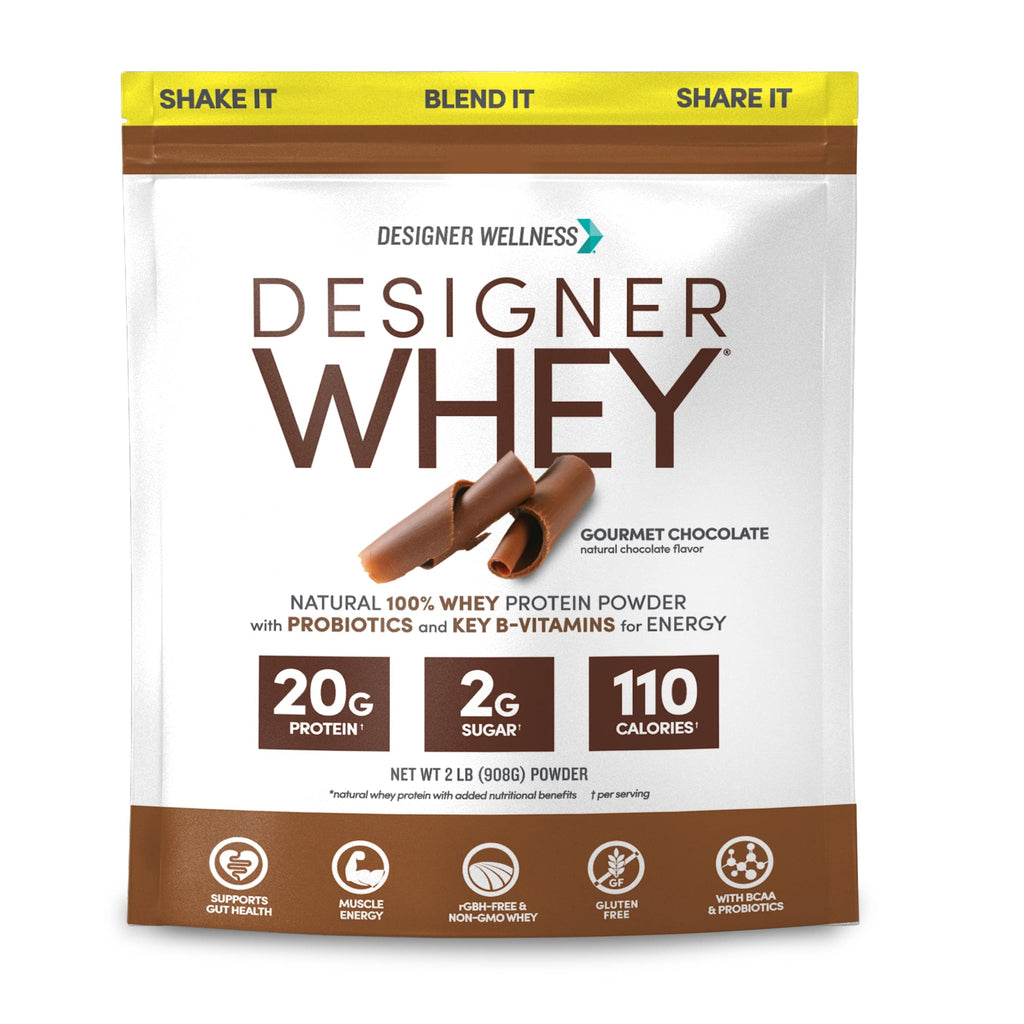 Chocolate Designer Whey 2 lb : 100% Whey Protein Powder
