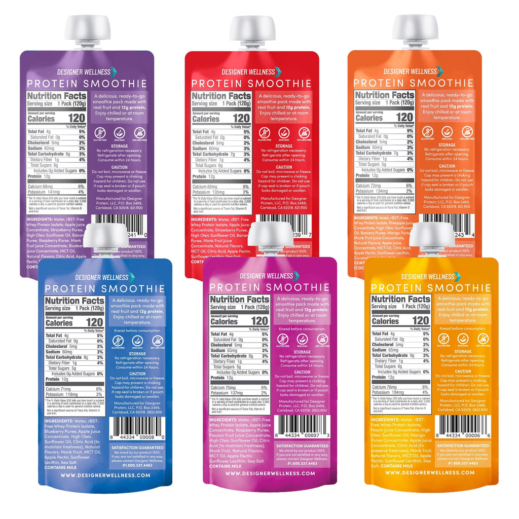 Protein Smoothie Mixed Variety - 12 Pack