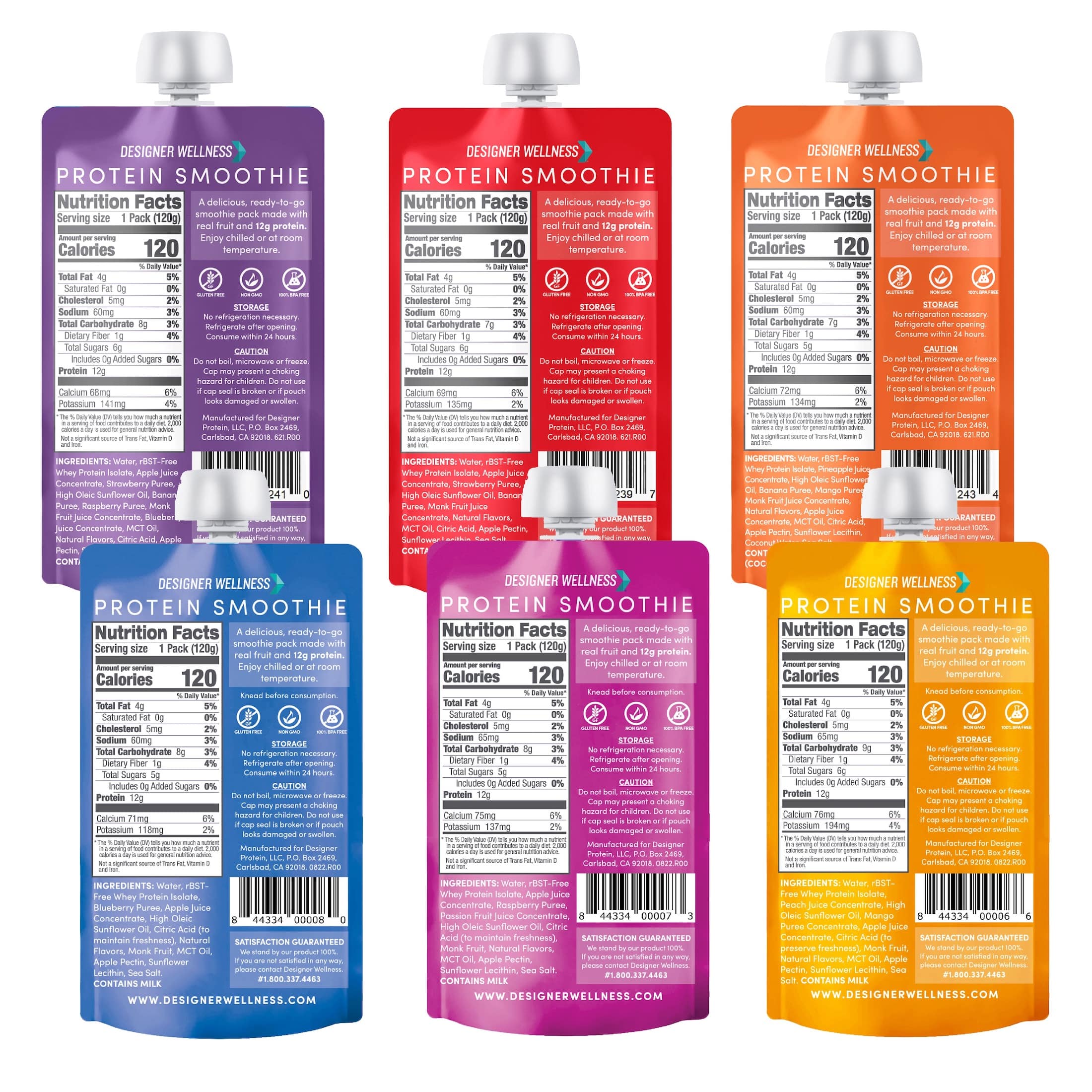 Protein Smoothie Mixed Variety - 12 Pack