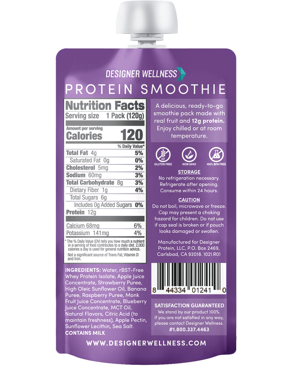 Protein Smoothie - Mixed Berry 12 pack