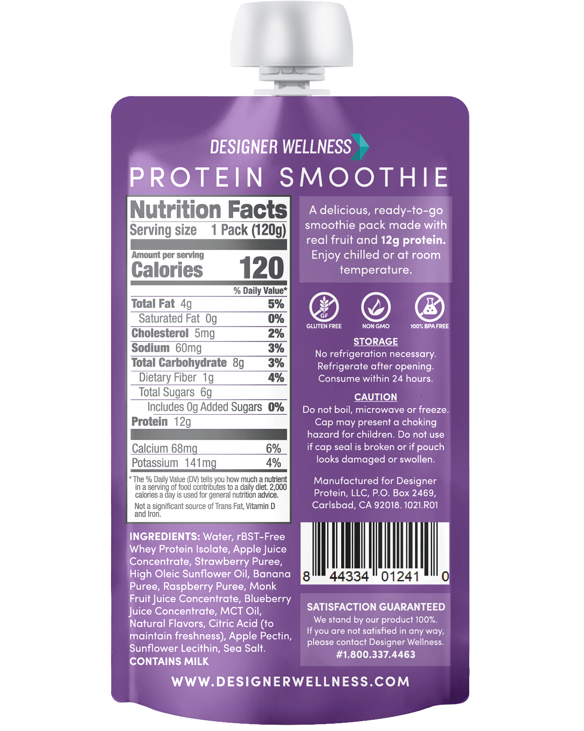 Protein Smoothie - Mixed Berry 12 pack