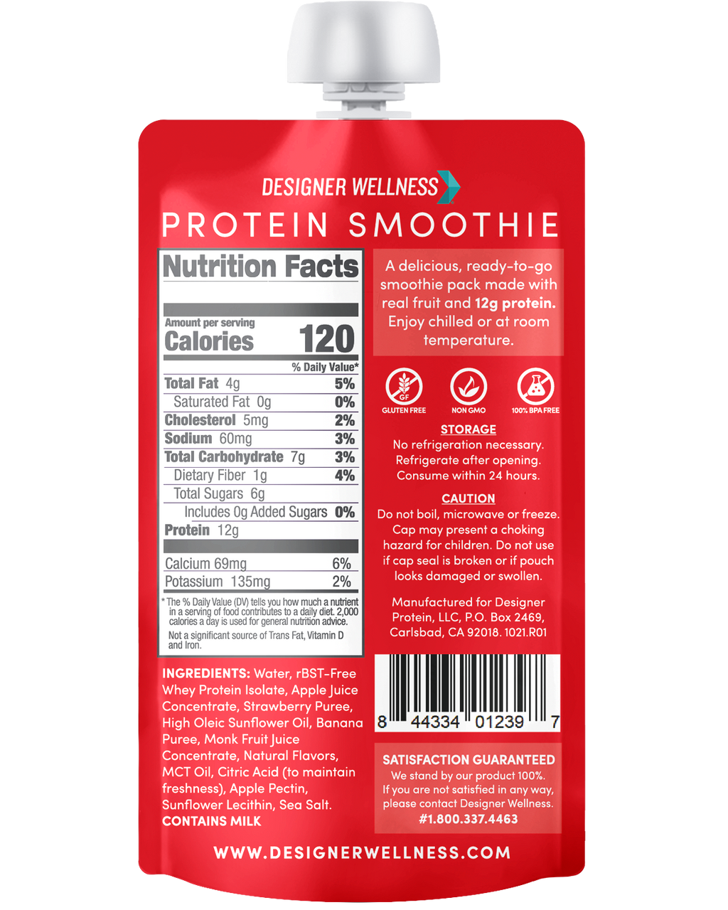 Protein Smoothie - Strawberry Banana 12 pack