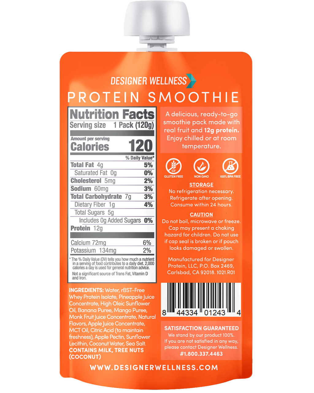 Protein Smoothie - Tropical 12 pack