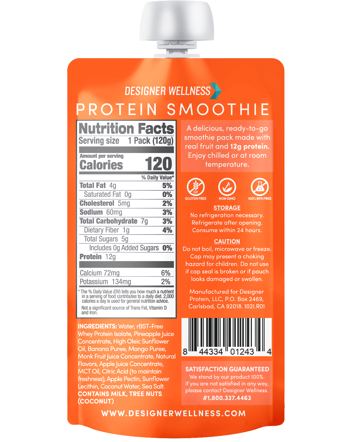 Protein Smoothie - Tropical 12 pack