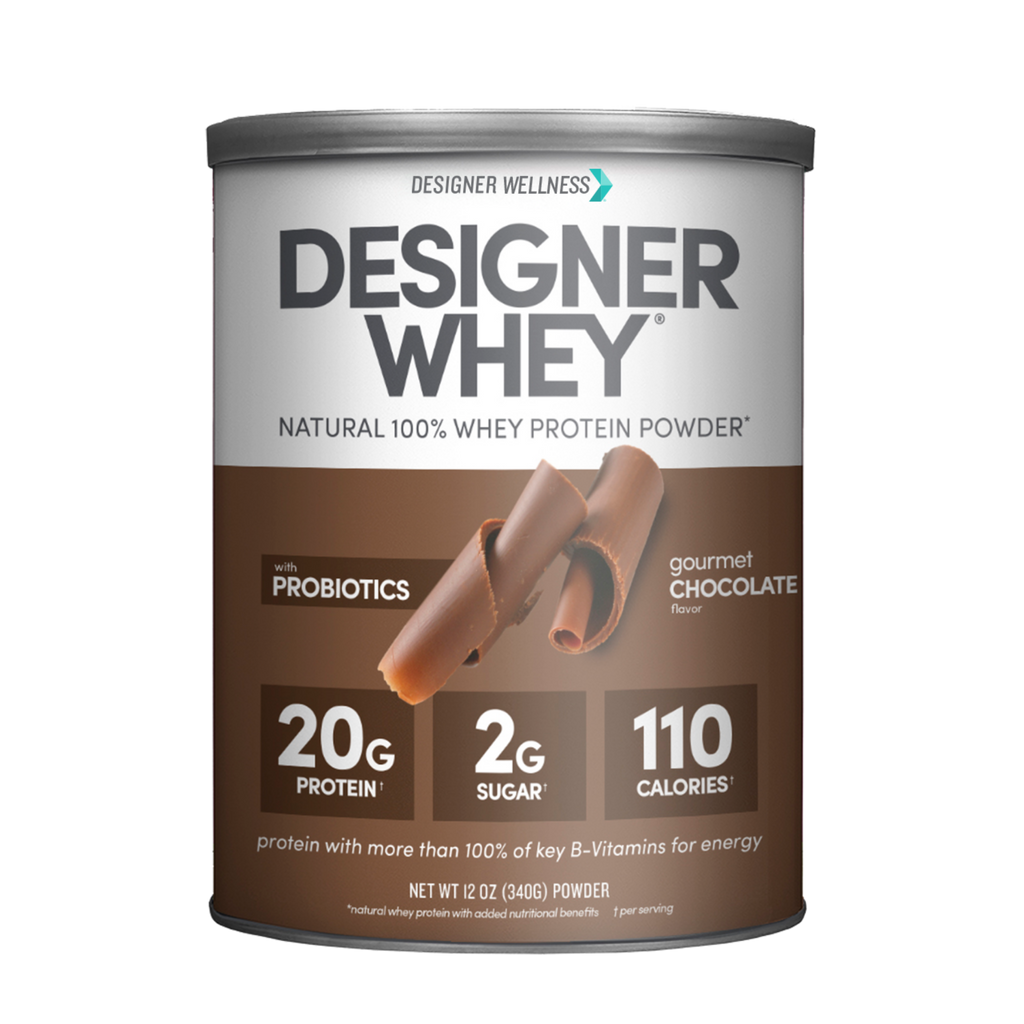 Chocolate Designer Whey 12 oz : 100% Whey Protein Powder | Designer Protein®