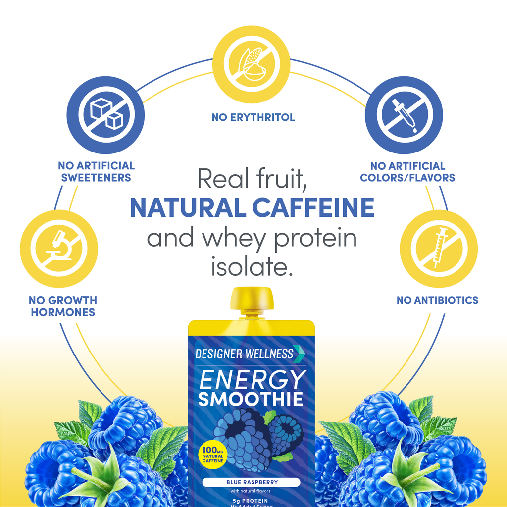 Energy Smoothies - Blue Raspberry 12 pack