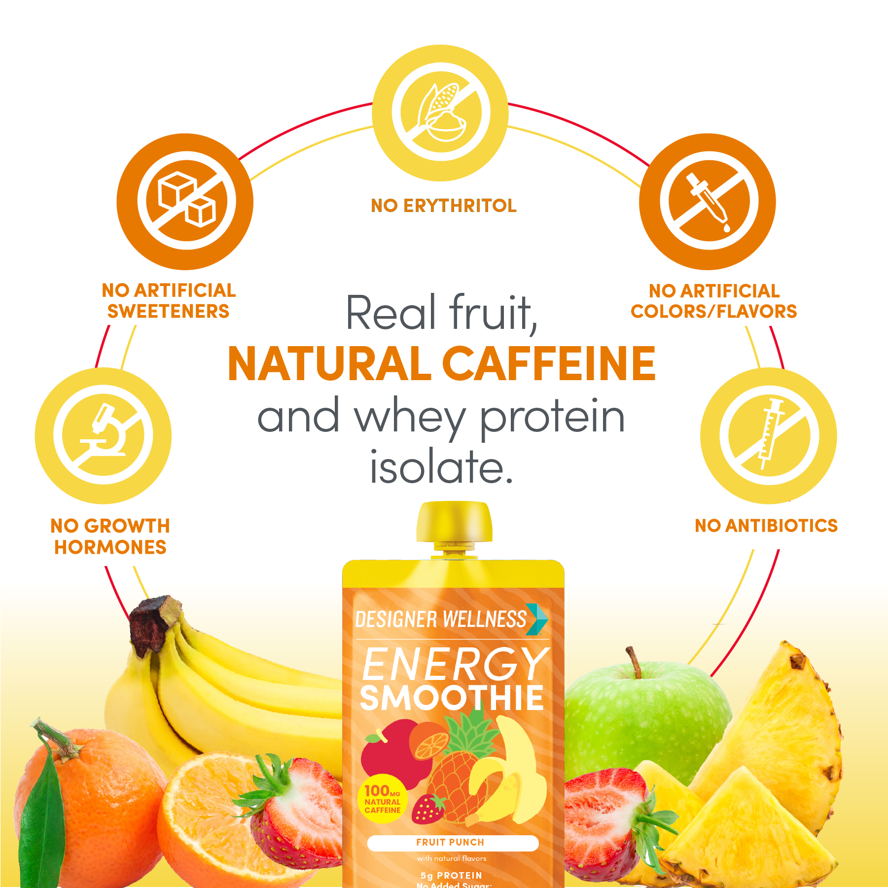 Energy Smoothies - Fruit Punch 12 pack