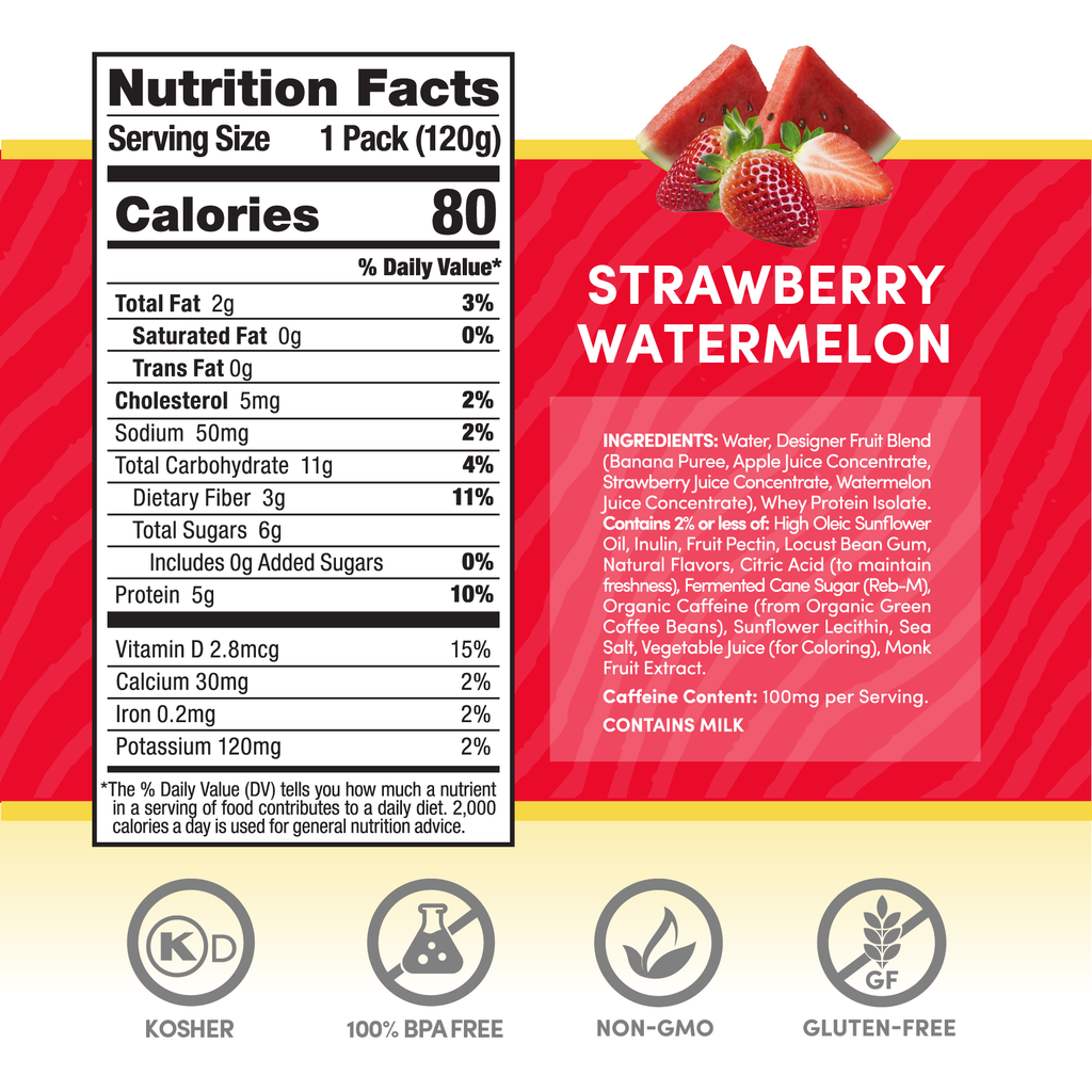 Energy Smoothies - Strawberry Watermelon 12 pack