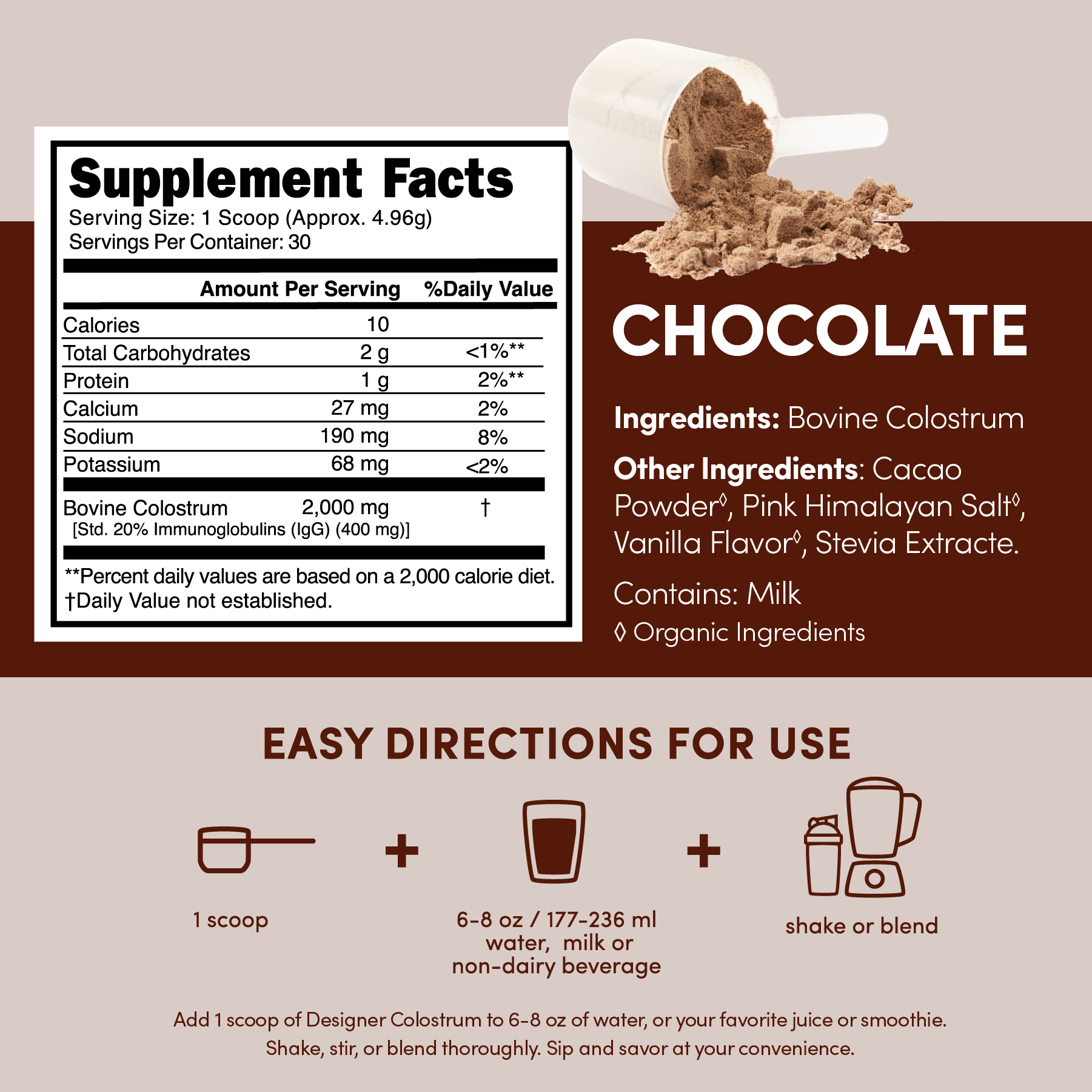Colostrum - Chocolate