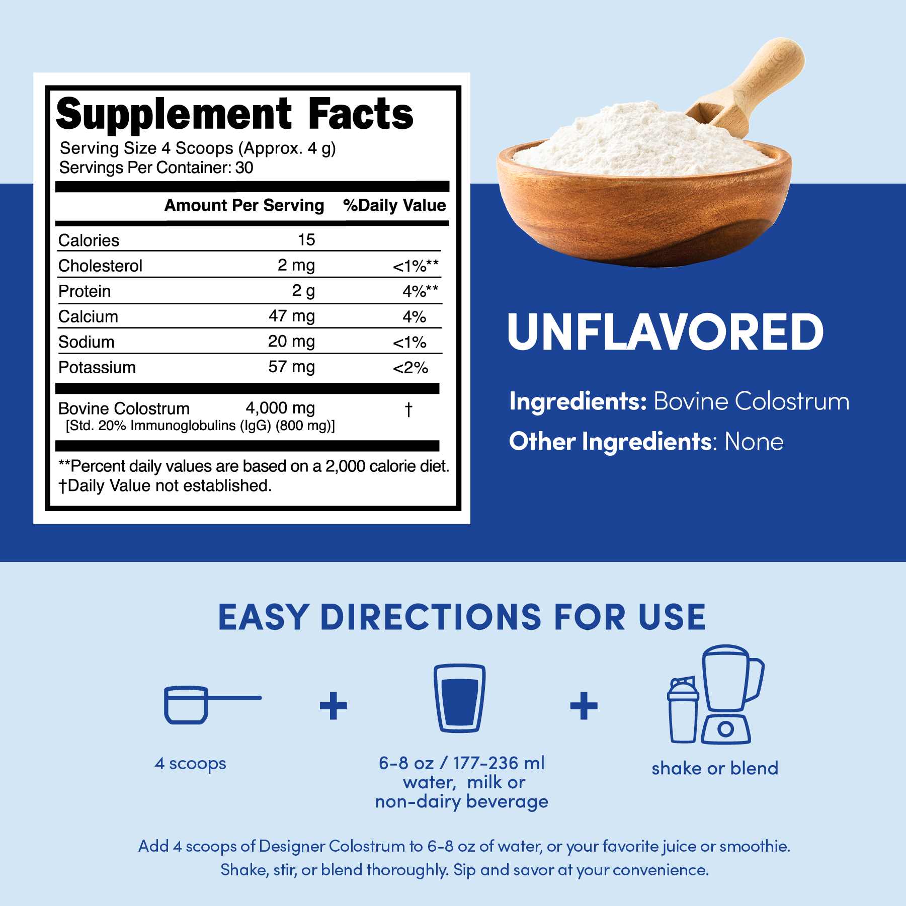 Colostrum - Unflavored