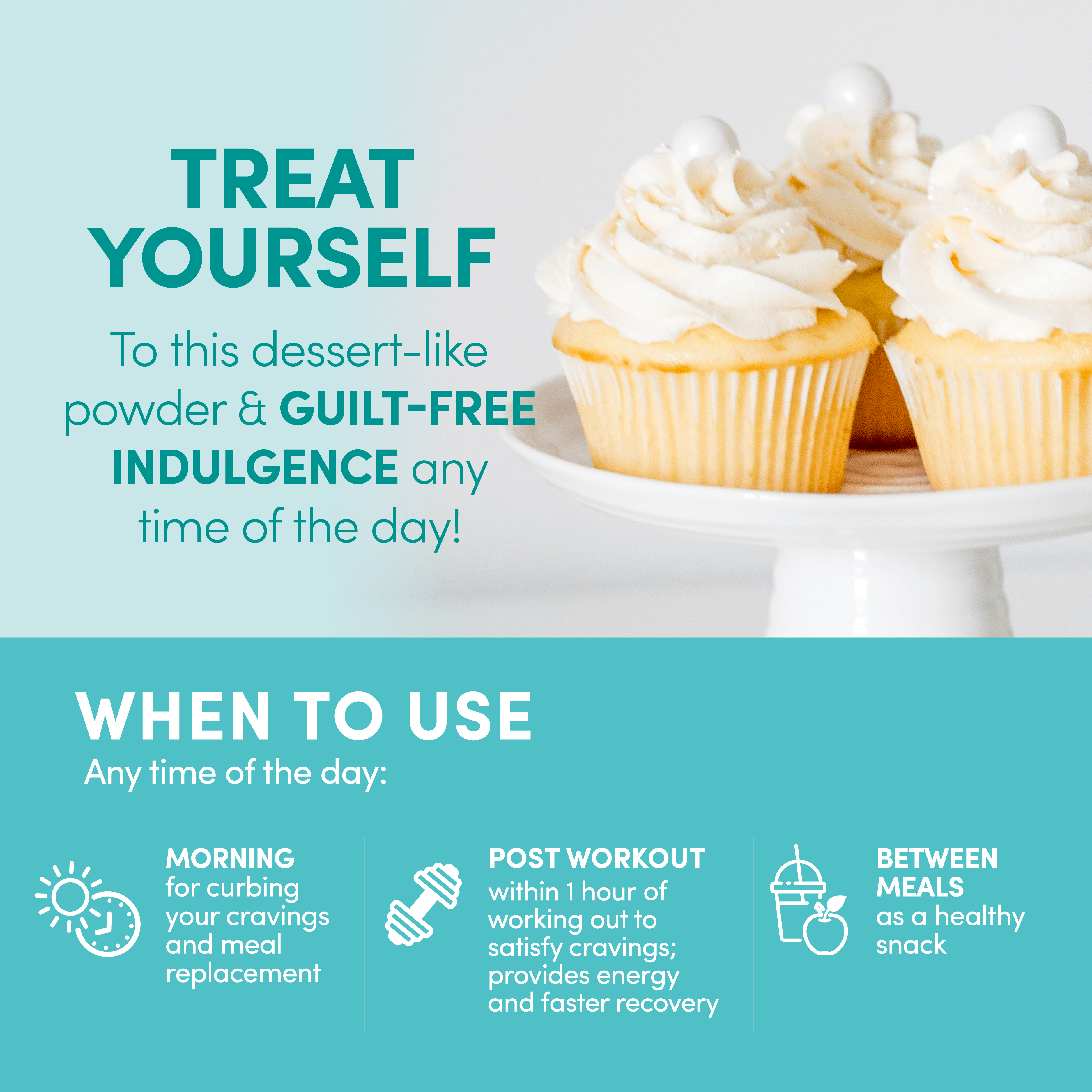 Designer Lite: Low Calorie Protein Powder | Vanilla Cupcake