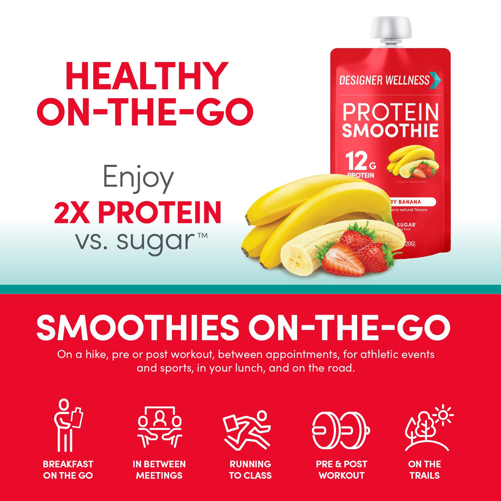 Protein Smoothie - Strawberry Banana 12 pack