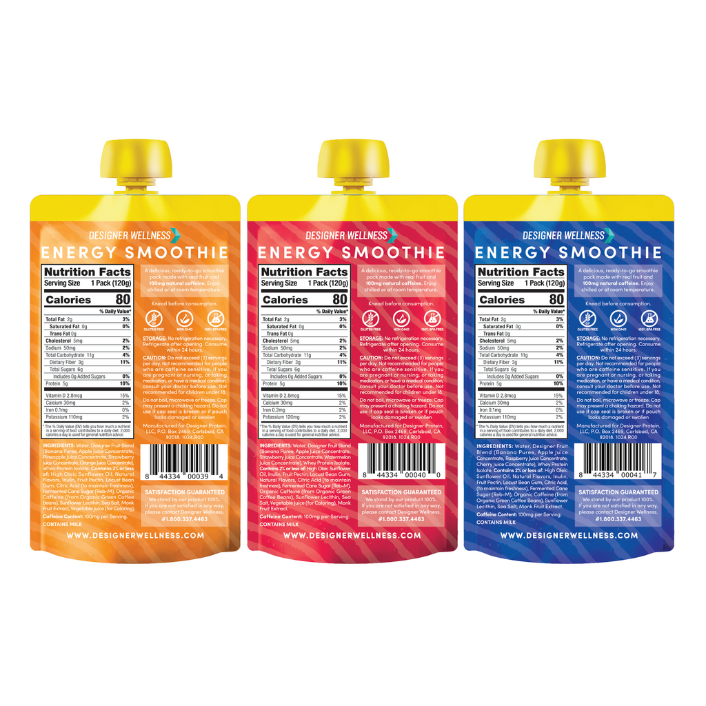 Energy Smoothie Variety Pack – 12 pack