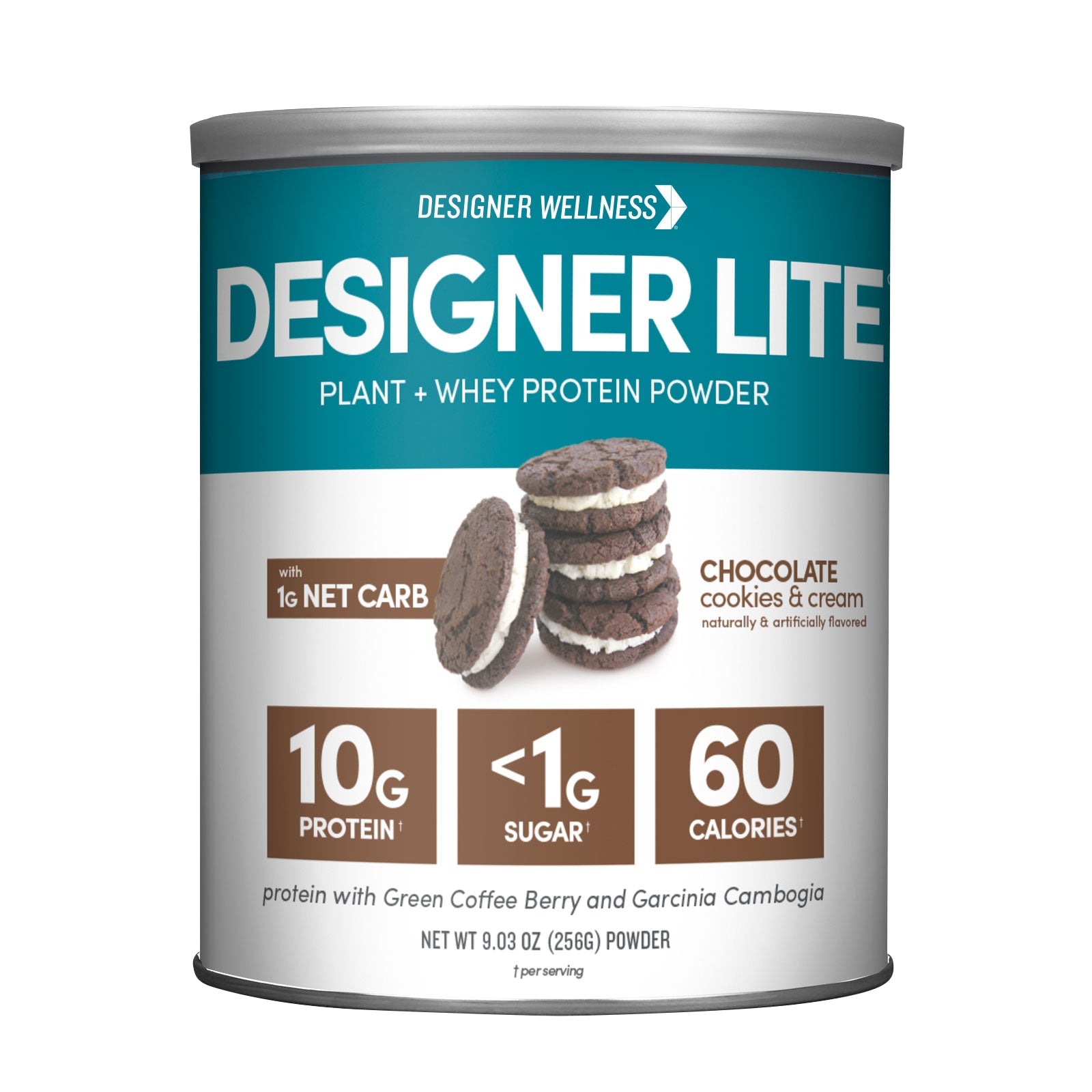 Designer Lite: Low Calorie Protein Powder | Cookies and Cream
